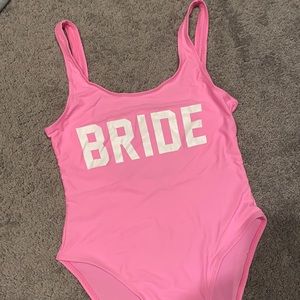 Bride Bright Pink Swimsuit